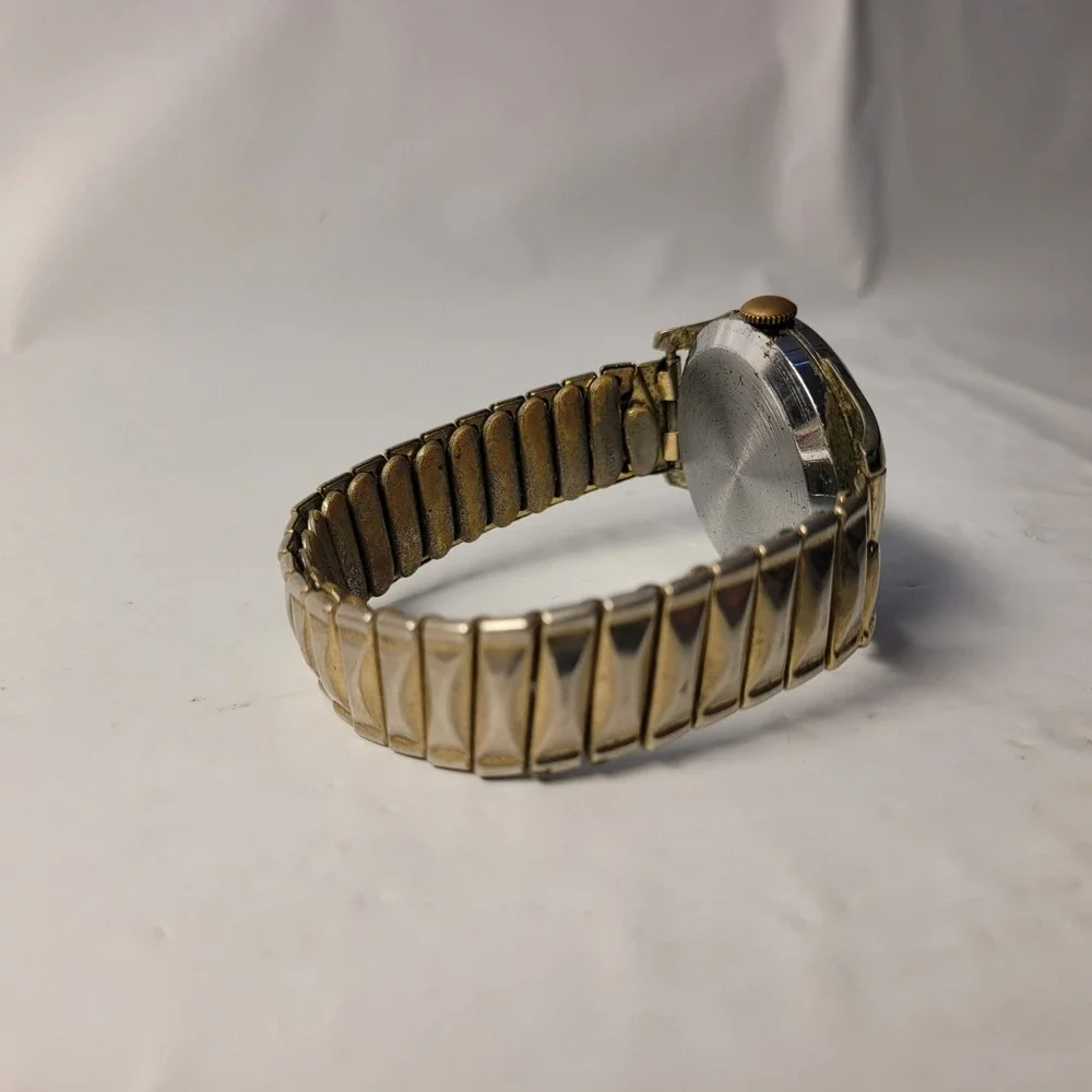 Windsor Watch Mechanical‎ Swiss Made Two-Tone Expansion Band Vintage
